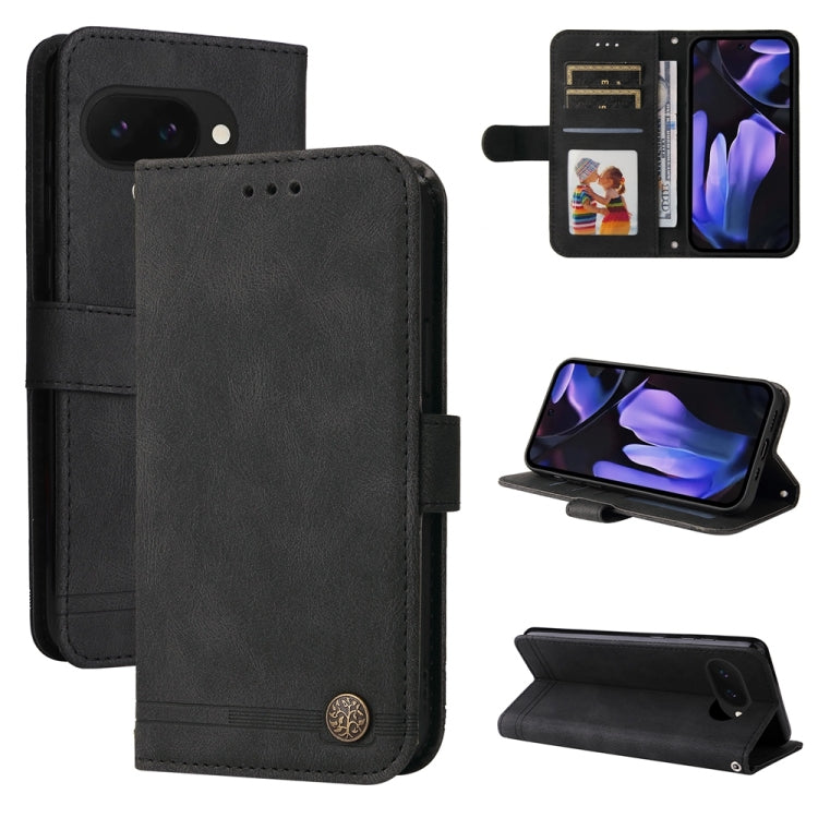 膚感生命樹金屬扣手機皮套, For Google Pixel 10a, For Google Pixel 9a, For Google Pixel 9 Pro, For Google Pixel 9, For Google Pixel 8a, For Google Pixel 8 Pro, For Google Pixel 8, For Google Pixel 7a, For Google Pixel 7 Pro