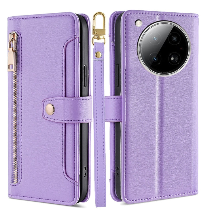 拉鏈錢夾綿羊紋多功能手機皮套 含長肩帶繩+短腕帶繩, For Infinix Hot 50i 4G, For Infinix Hot 50 4G, For Infinix Hot 50 5G, For Infinix Zero 40 4G, For Infinix Note 40 5G, For Infinix Note 40 Pro 4G, For Infinix Note 40 Pro 5G, For Infinix Note 40 4G