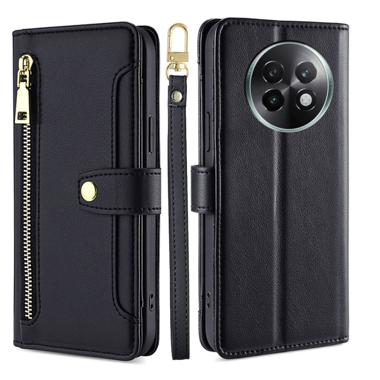 拉鏈錢夾綿羊紋多功能手機皮套 含長肩帶繩+短腕帶繩, For Realme C75 4G / 14x 5G Global, For Realme 13 Pro 5G, For Realme C61 4G, For Realme GT Neo6 SE, For Realme 12 5G, For Realme 12+ 5G, For Realme 12 Pro 5G, For Realme GT5 Pro 5G