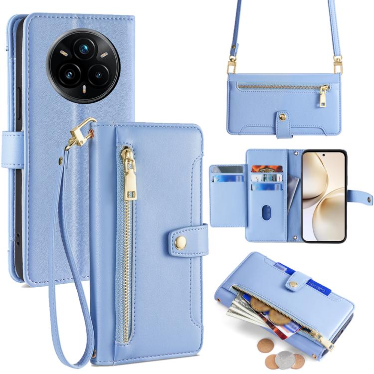 拉鏈錢夾綿羊紋多功能手機皮套 含長肩帶繩+短腕帶繩, For Realme C85 5G, For Realme 15T 5G Global, For Realme C71 4G, For Realme GT 7 5G Global, For Realme 14 5G Global, For Realme P3 Ultra 5G, For Realme 14 Pro+ 5G, For Realme 14 Pro 5G Global