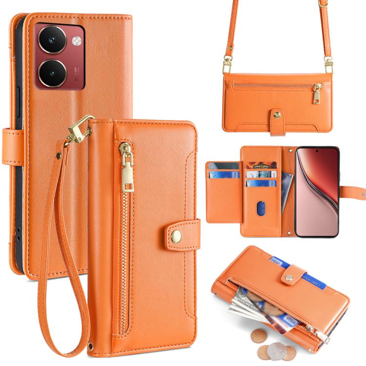 拉鏈錢夾綿羊紋多功能手機皮套 含長肩帶繩+短腕帶繩, For Realme C85 5G, For Realme 15T 5G Global, For Realme C71 4G, For Realme GT 7 5G Global, For Realme 14 5G Global, For Realme P3 Ultra 5G, For Realme 14 Pro+ 5G, For Realme 14 Pro 5G Global