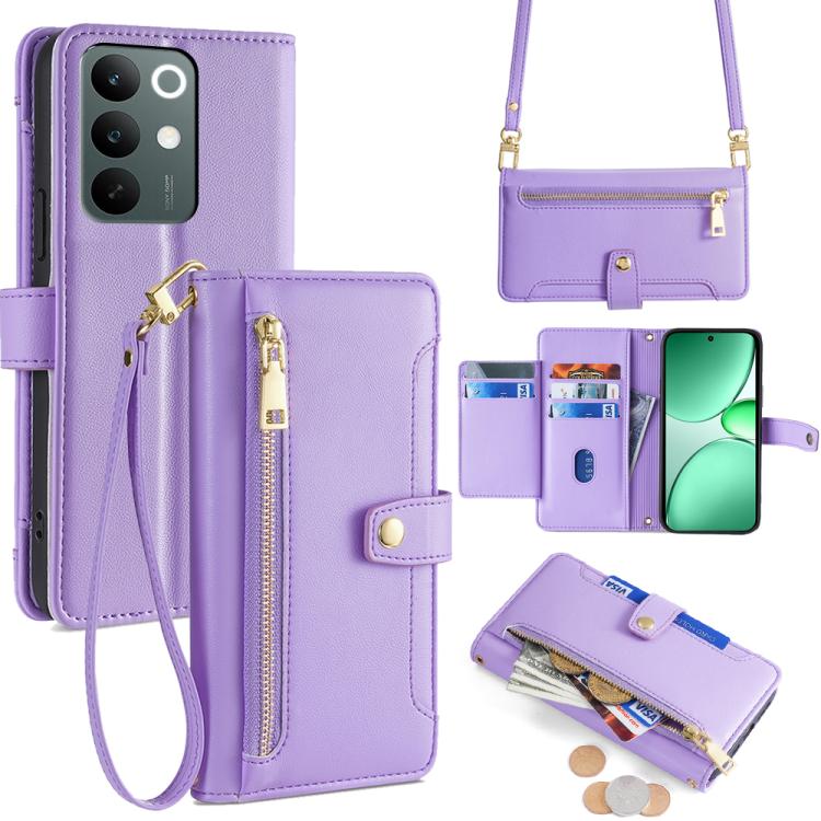 拉鏈錢夾綿羊紋多功能手機皮套 含長肩帶繩+短腕帶繩, For Realme C85 5G, For Realme 15T 5G Global, For Realme C71 4G, For Realme GT 7 5G Global, For Realme 14 5G Global, For Realme P3 Ultra 5G, For Realme 14 Pro+ 5G, For Realme 14 Pro 5G Global