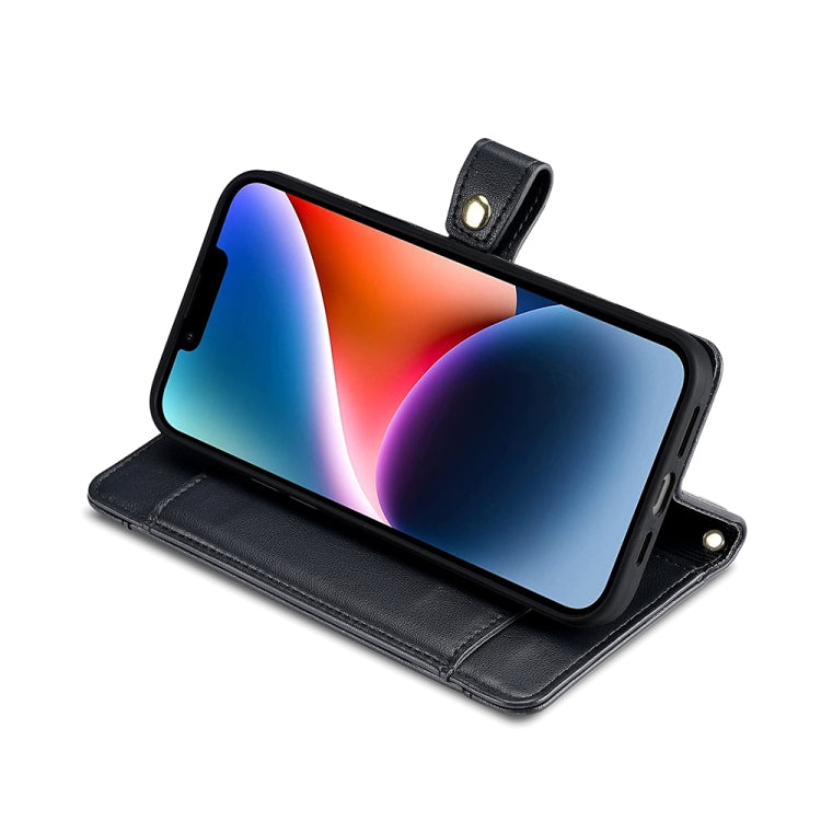 拉鏈錢夾綿羊紋多功能手機皮套 含長肩帶繩+短腕帶繩