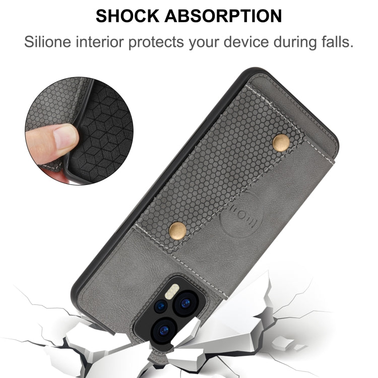 雙扣卡包磁吸手機殼