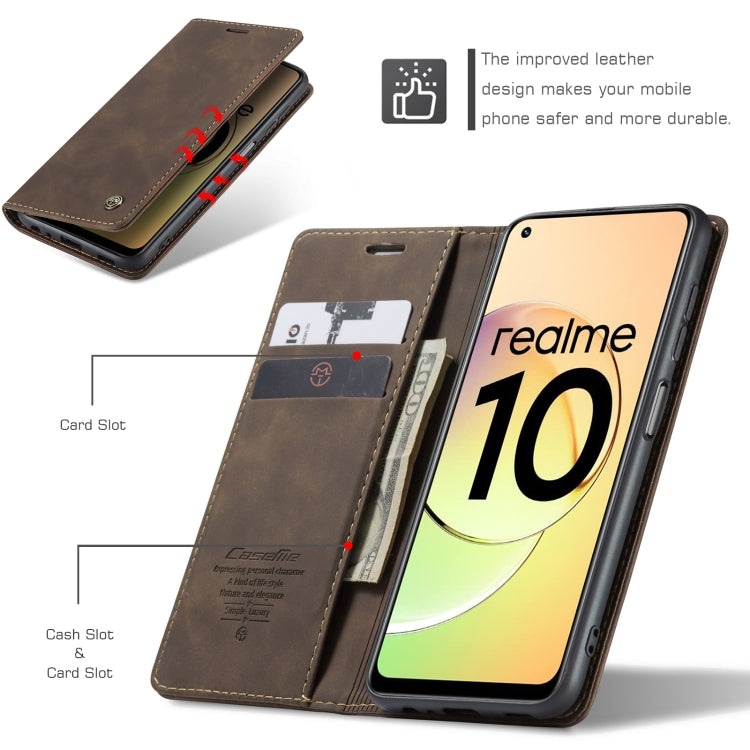 CaseMe 013系列 多功能左右開手機皮套, For Realme 10 4G, For Realme 10 Pro 5G, For Realme 11 Pro／Realme 11 Pro+, For Realme 10 Pro+