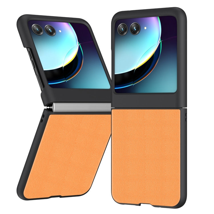 超薄素皮紋皮套手機殼, For Motorola Razr 60 Ultra, For Motorola Razr 50 / Razr 60, For Motorola Razr 50 Ultra, For Motorola Razr 40 Ultra