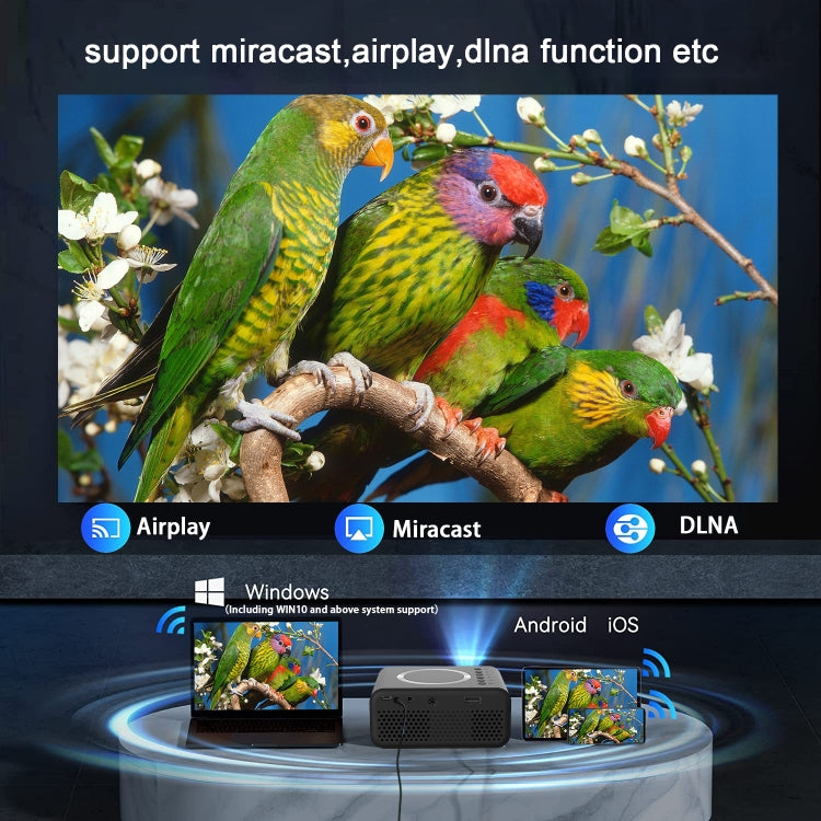 T300S 320x240 24ANSI流明 迷你LCD投影儀支持有線&無線同屏