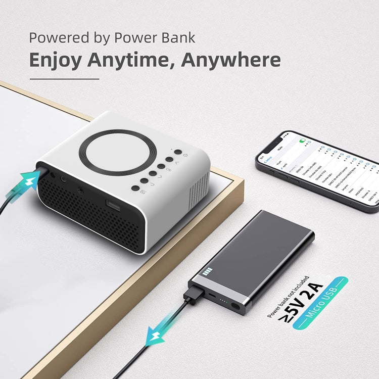 T300S 320x240 24ANSI流明 迷你LCD投影儀支持有線&無線同屏