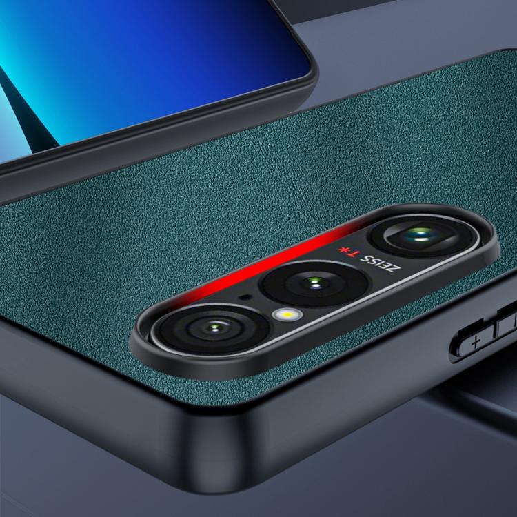 超薄素皮紋皮套手機殼