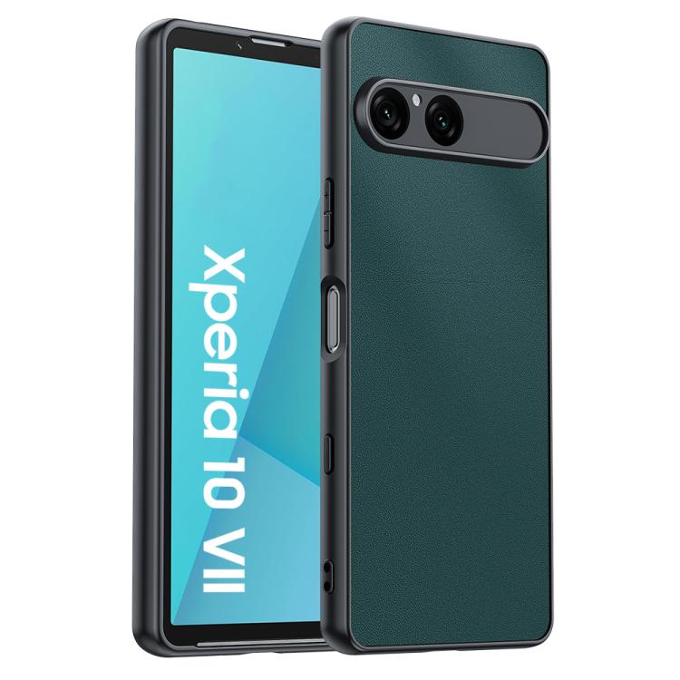 超薄素皮紋皮套手機殼