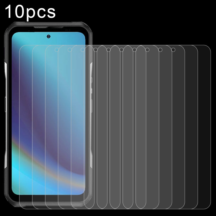 10個一賣 0.26mm 9H 2.5D 半屏鋼化玻璃保護膜, For DOOGEE V20 Pro