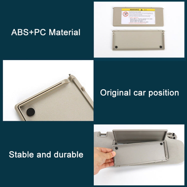 適用於 別克 / 雪佛蘭 左駕 汽車遮陽板化妝鏡 23196443