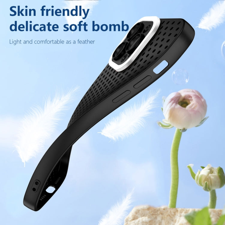 鏤空散熱TPU手機殼