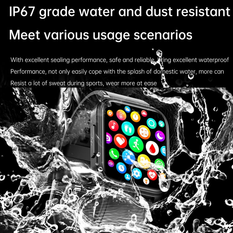 ET540 1.91英寸IP67防水硅膠錶帶智能手錶 支持ECG心電圖 / 無創血糖測量