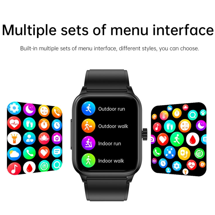 ET540 1.91英寸IP67防水硅膠錶帶智能手錶 支持ECG心電圖 / 無創血糖測量