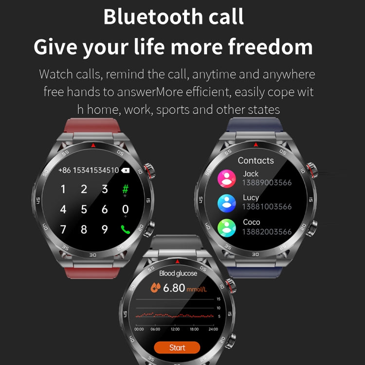 ET450 1.39英寸IP67防水硅膠錶帶智能手錶 支持ECG心電圖 / 無創血糖測量