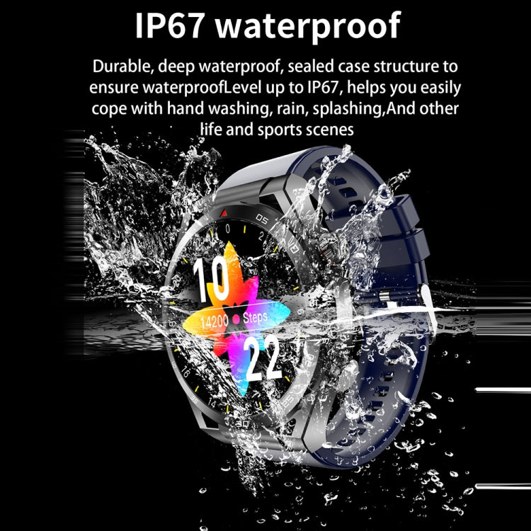 ET450 1.39英寸IP67防水硅膠錶帶智能手錶 支持ECG心電圖 / 無創血糖測量