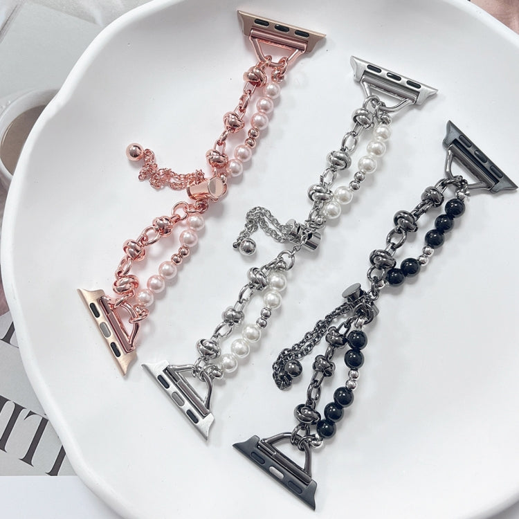 小香風珍珠手鏈錶帶