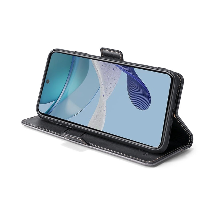 撞色側扣手機皮套