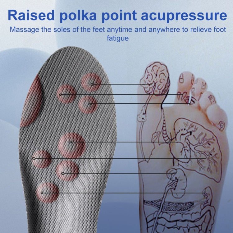 4D乳膠高彈減震抗菌防臭鞋墊，顏色隨機發貨