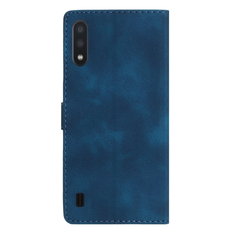 一枝花朵蝴蝶壓花圖案手機皮套