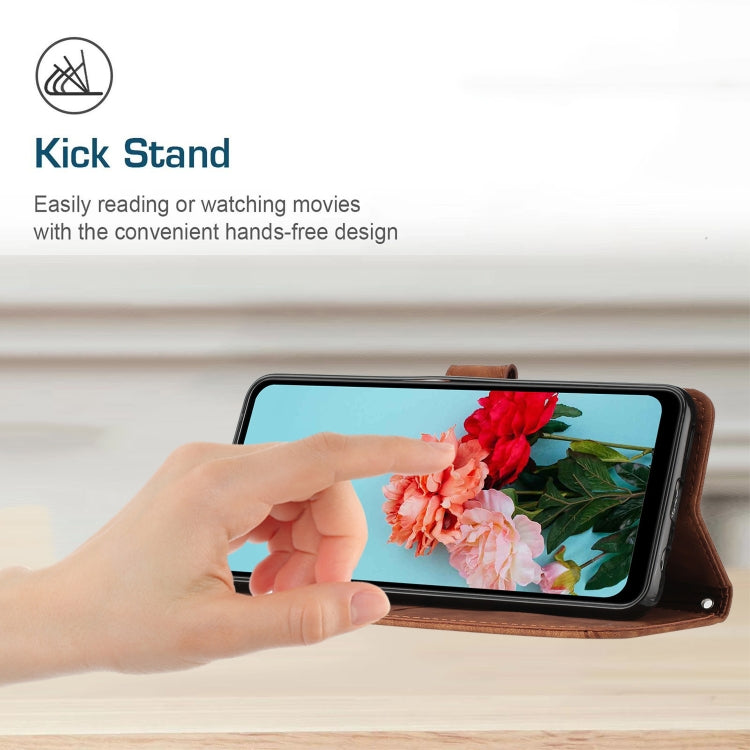 膚感線條款手機皮套帶斜挎長繩