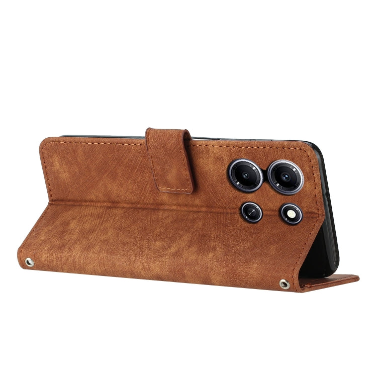 膚感線條款手機皮套帶斜挎繩