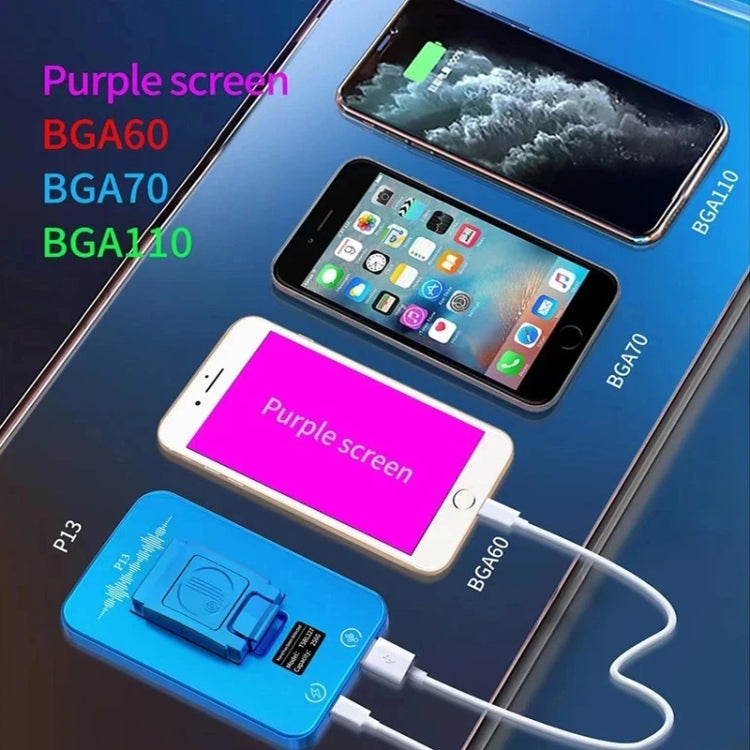 JCID P13 Nand讀寫程序員DFU紫色屏幕工具適用於iPhone 6-13 Pro Max