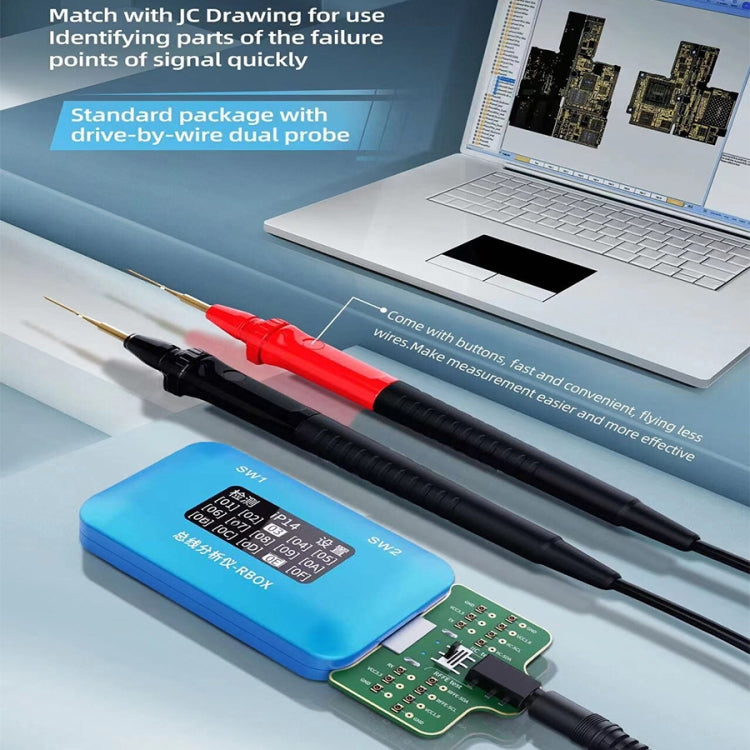 適用於iPhone和Android的JCID Rbox總線分析儀信號故障檢測