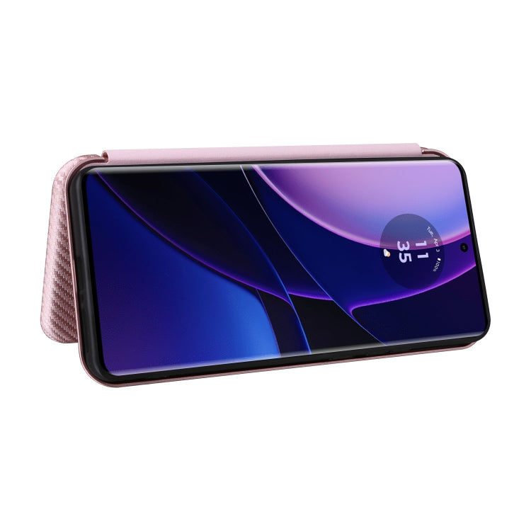 碳纖維翻蓋手機皮套, For Motorola Edge 40