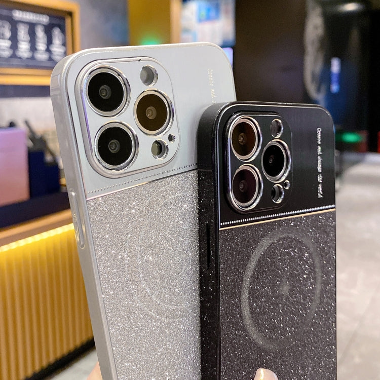 Magsafe磁吸金屬閃粉防摔手機殼