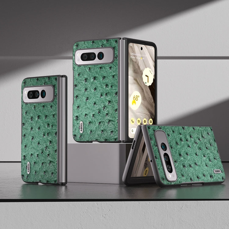 ABEEL 真皮鴕鳥紋手機殼