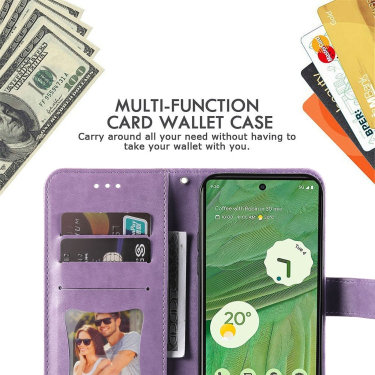 壓紋七瓣花手機皮套, For Google Pixel  7