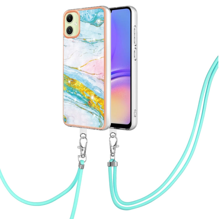 IMD電鍍大理石邊框B款TPU手機殼帶掛繩, For Samsung Galaxy A15 5G, For Samsung Galaxy A55, For Samsung Galaxy A35, For Samsung Galaxy S24 Ultra 5G, For Samsung Galaxy S24+ 5G, For Samsung Galaxy S24 5G, For Samsung Galaxy A05, For Samsung Galaxy A05s