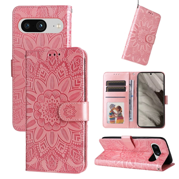 壓花向陽花手機皮套