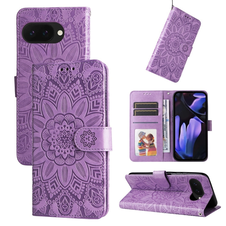 壓花向陽花手機皮套