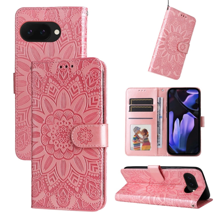 壓花向陽花手機皮套