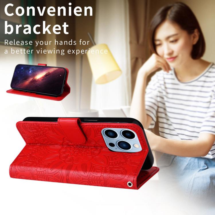 壓花向陽花手機皮套, For Google Pixel 10a, For Google Pixel 9a, For Google Pixel 9 Pro, For Google Pixel 9, For Google Pixel 8a, For Google Pixel 8 Pro, For Google Pixel 8, For Google Pixel 7a, For Google Pixel 7 Pro