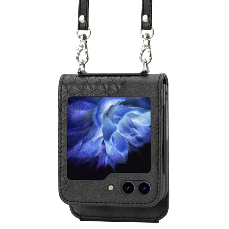 菱形小牛紋對吸強磁手機皮套