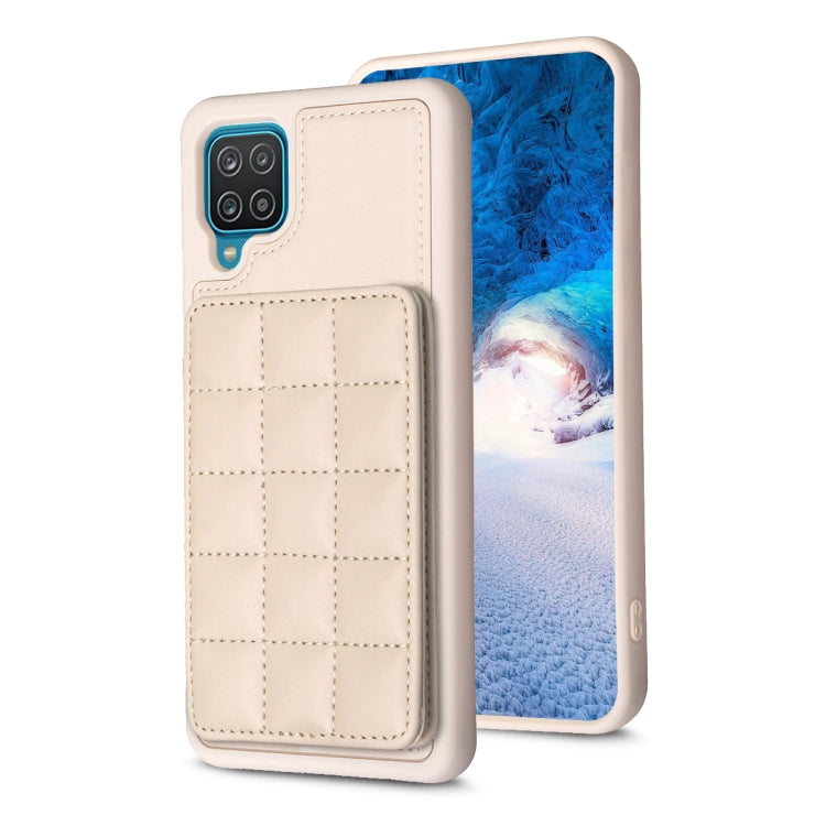 BF24款 格子卡包支架手機殼, For Samsung Galaxy S21 5G, For Samsung Galaxy S21+ 5G, For Samsung Galaxy S21 Ultra 5G, For Samsung Galaxy A12