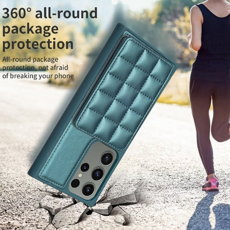 BF24款 格子卡包支架手機殼, For Samsung Galaxy S23 Ultra 5G, For Samsung Galaxy S22 Ultra 5G, For Samsung Galaxy S22+ 5G, For Samsung Galaxy S22 5G, For Samsung Galaxy S21 FE 5G, For Samsung Galaxy A53