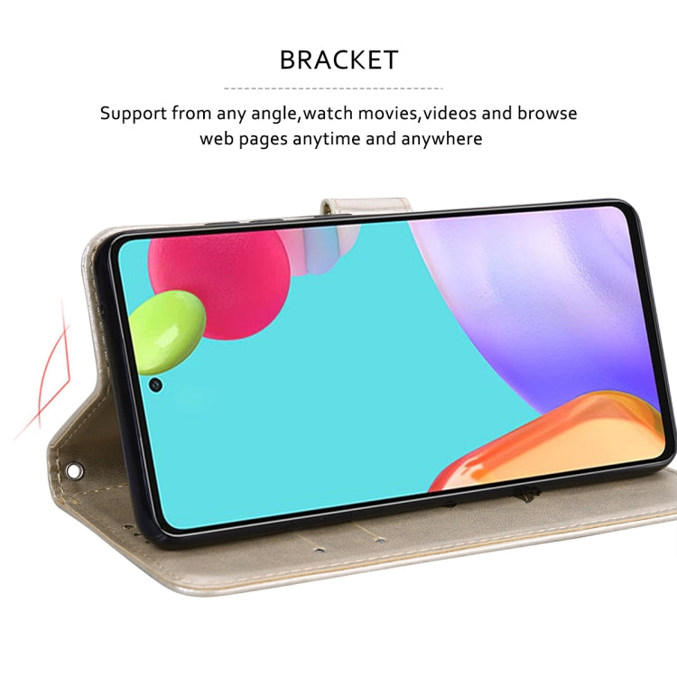 玫瑰壓紋左右翻蓋手機皮套