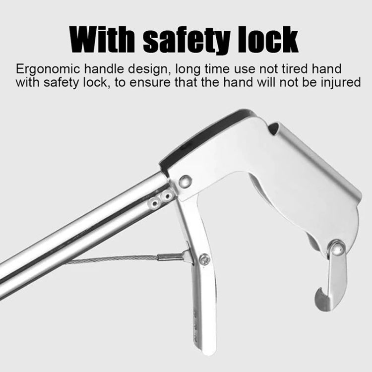 可摺疊多用途不銹鋼鱔魚泥鰍夾子抓鬥工具