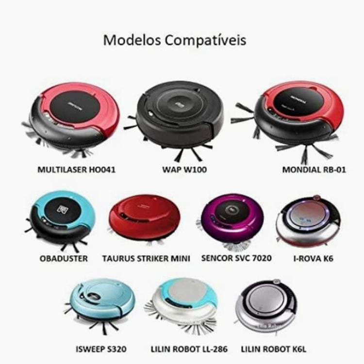 三合一真空吸塵器側刷+過濾器套件適用於ISWEEP S320