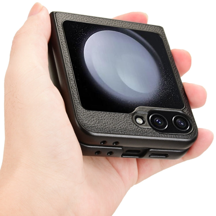 荔枝紋插卡后蓋手機殼