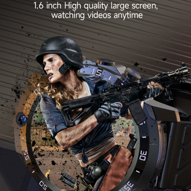 MT27 4G+64G 1.6英寸IP67防水4G安卓8.1智能手錶 支持心率/GPS