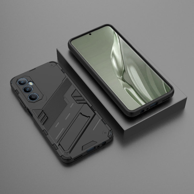 朋克鎧甲PC + TPU防摔組合殼帶摺疊支架