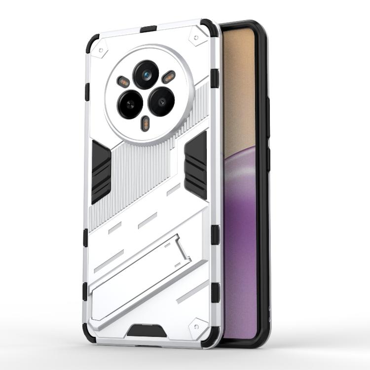 朋克鎧甲PC + TPU防摔組合殼帶摺疊支架