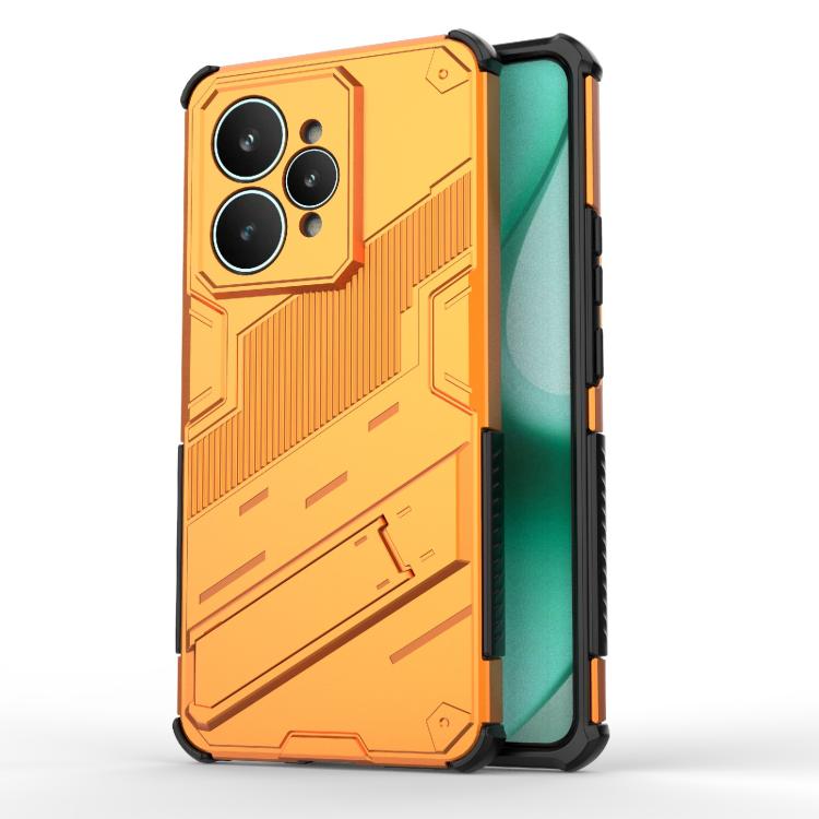 朋克鎧甲PC + TPU防摔組合殼帶摺疊支架