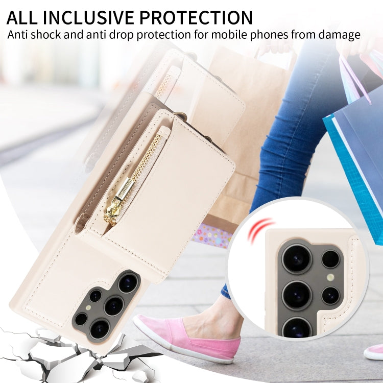 HS-001風琴包拉鏈錢夾手機后殼皮套 長繩+短繩